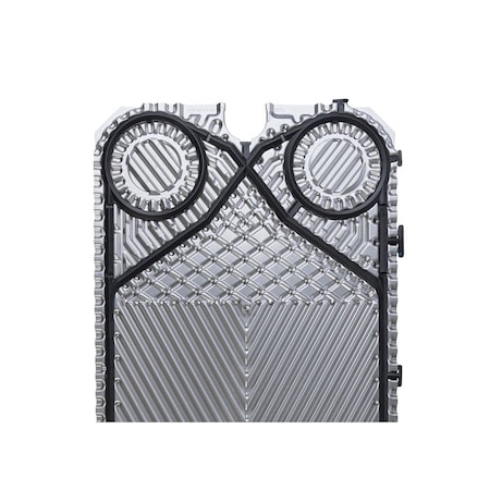 316/0.6/H End Plate I With NBR-B Clip-on Gasket, Unholed